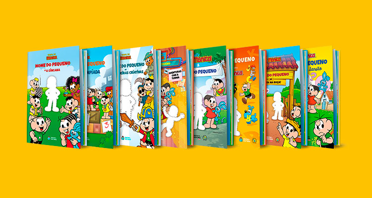 Turma da Mônica  Livro Personalizado Infantil